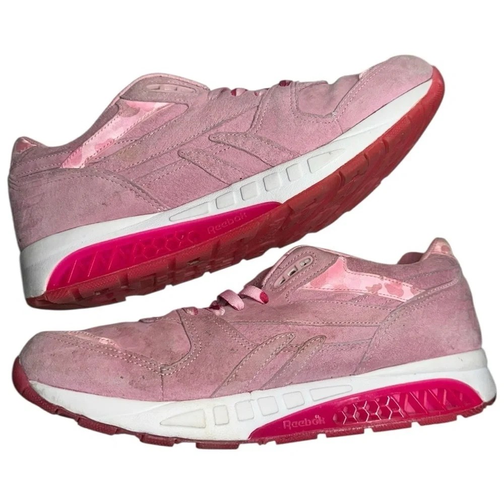 Reebok x Cam’ron Size 10 Pink Suede Camron Ventilator Supreme Fleebok 2 Sneakers